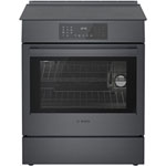 Open Box - Bosch 30" 4.6 Cu. Ft. True Convection Slide-In Induction Range (HII8047C) - Black Stainless - Scratch & Dent