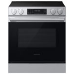 Samsung BESPOKE 30" 6.3 Cu. Ft. Fan Convection Smooth Top Slide-In Electric Range (NSE70H63SRAC) - Stainless Steel