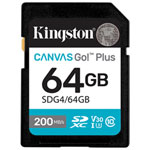 Kingston Canvas Go! Plus 64GB 200MB/s SD Memory Card