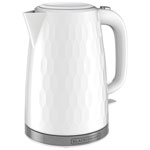 Noir & Decker Honeycomb Bouilloire électrique sans fil - 1.7L - blanc