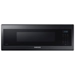 Open Box - Samsung Over-The-Range Microwave - 1.1 Cu. Ft. - Black Stainless Steel - Scratch & Dent