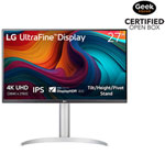 Open Box - LG UltraFine 27" 4K UHD 60 Hz 5 ms GTG IPS LCD Monitor (27UP650K-W) - Black