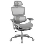 TygerClaw Ergonomic High-Back Mesh Executive Chair - Grey