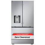 LG 36" 24 Cu. Ft. Zero Clearance Counter Depth Max Energy Star French Door Refigerator - External Water Dispenser & Dual Ice Maker- SS