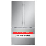 LG 36" 25 Cu. Ft. Zero Clearance Counter Depth Max Energy Star French Door Refigerator - Water Dispenser & Auto Ice Maker - SS