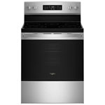 Open Box - Whirlpool 30" 5.3 Cu. Ft. Fan Convection Freestanding Electric Air Fry Range - Stainless - Scratch & Dent