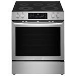 Open Box - Frigidaire Gallery 30" 5.3 Cu.Ft. Fan Convection Freestanding Electric Air Fry Range-Stainless-Scratch & Dent