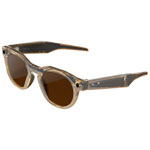 Oakley | Méta HSTN Lunettes intelligentes avec AI, Photo, vidéo, audio & Assistant voix - Transitions entre le curry et le brun