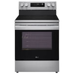 LG 30" 6.3 Cu. Ft. Vrai Convection électrique autonome Air Gamme de frites (LREN6321VE) - Acier inoxydable