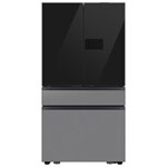 Open Box -Samsung 36" 28.6 Cu Ft FD Refrigerator w/9" AI Home Screen (RF90F29BECRAA)-SS-Scratch & Dent