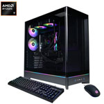 CyberPowerPC Jeu suprême Gamer PC (AMD Ryzen 7 9700X/32GB RAM/2TB SSD/Radeon RX 9060 XT/Windows 11) - En