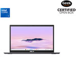 Open Box - ASUS Chromebook Plus CX34 14" Touchscreen Chromebook - Intel Core 5 120U - 16GB LPDDR5X - 512GB SSD - ChromeOS - Rocky Grey