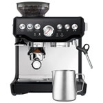 Breville Barista Express Espresso Machine with Frother & Coffee Grinder - Black Truffle
