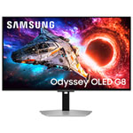 Samsung Odyssey G8 32" 4K Ultra HD 240Hz 0.03ms GTG OLED G-Sync FreeSync Gaming Monitor (LS32HG802SNXZA) - Silver