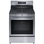 Frigidaire 30" 5.1 Cu. Ft. Convection des ventilateurs 5-Burner Gamme de gaz à glissière (FCFG3083AS) - Acier inoxydable