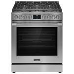 Frigidaire Pro 30" 6 Cu. Ft. True Convection 6-Burner Slide-In Gas Range (PCFG3080AF) - Stainless Steel