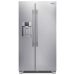 Open Box - Frigidaire Pro 36" 22.3 Cu.Ft. Side-By-Side Refrigerator w/ Water & Ice Dispenser (PRSC2222AF) -Stainless - Scratch & Dent