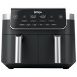Ninja 6-in-1 Frieuse d'air double zone - 7.57L (8QT) - gris