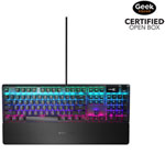 Open Box - SteelSeries Apex 5 Full-Size Backlit Mechanical Tactile Ergonomic Gaming Keyboard - English