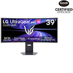 Open Box - LG UltraGear evo 39" 5K 165Hz 0.03ms GTG Curved OLED G-Sync FreeSync Gaming Monitor (39GX950B) - Black