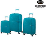 Open Box - American Tourister Starvibe 3-Piece Hard Side Expandable Luggage Set - Verdigris