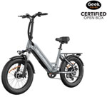 Open Box - Blutron EB750S Electric Utility Bike (500W Motor / Up to 70km Battery Range / 32km/h Top Speed) - Future Grey