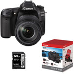 Canon EOS 80D DSLR Camera with 18-135mm IS USM Lens & Accessory Kit