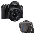 Canon EOS Rebel SL2 DSLR Camera with 18-55mm Lens & Camera Shoulder Bag - Grey