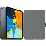 Apple iPad Pro 11" 512GB 4G LTE (1st Gen) with Folio Case & Screen Protector - Space Grey/Slate Grey