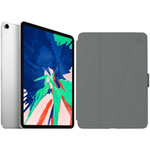 Apple iPad Pro 11" 512GB 4G LTE (1st Gen) with Folio Case & Screen Protector - Silver/Slate Grey