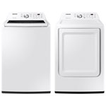 Samsung 5.2 Cu. Ft. laveuse à haute efficacité & 7.2 Cu. Ft. Séchoir électrique - blanc