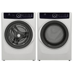 Electrolux 4 Series 5.2 Cu.Ft. HE LuxCare Steam Wash Front Load Washer & 8.0 Cu.Ft. Perfect Steam Electric Dryer - White