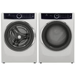 Electrolux 5 Series 5.2 Cu.Ft HE Front Load LuxCare Steam Washer & 8.0 Cu. Ft. LuxCare Electric Steam Dryer - White