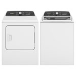 Whirlpool 5.4 cu. ft. High Efficiency 2-in-1 Top Load Washer & 7.0 cu. ft. Electric Steam Dryer - White