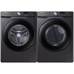 Samsung 5.2 Cu. Ft. HE Self Clean Front Load Washer & 7.5 Cu. Ft. Sensor Dry Electric Dryer - Energy Star- BLK