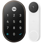 Google Wire-free Bundle de sécurité de la maison - Google Nest x Yale Smart Lock & Sonnette vidéo sans fil