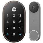 Google Wire-free Bundle de sécurité de la maison - Google Nest x Yale Smart Lock & Sonnette vidéo sans fil