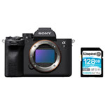 Sony Alpha 7 IV Full-Frame Mirrorless Camera (Body Only) with 