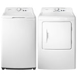 Insignia 4.3 Cu. Ft. Top Load Washer & 6.7 Cu. Ft. Electric Dryer - White - Only at Best Buy