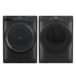 GE 5.8 Cu. Ft. laveuse à vapeur avant charge & 7.8 Cu. Ft. Séchoir à vapeur électrique - Carbone Graphite