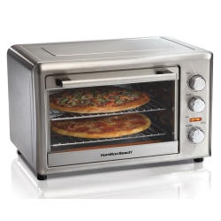 Hamilton Beach Counter Top Oven with Convection & Rotisserie - Silver