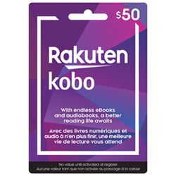 Carte Prépayée Kobo De 50 $ - En Magasin Seulement