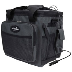Koolatron 12V Electric Cooler Bag 13L (14 Qt) Collapsible - Grey/Black