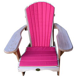 Bear Chair Adirondack Chair Lightweight Seat Pad - Maple Red