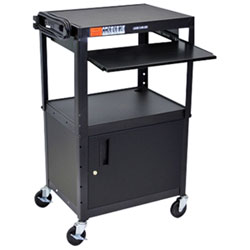 Luxor Adjustable Height Cabinet Cart (AVJ42KBC) - English