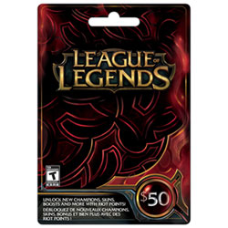League of Legends $50 Card - In-Store Only