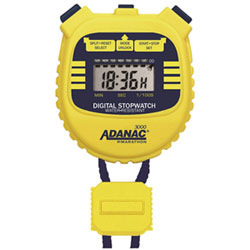 Marathon Adanac 3000 Digital Stopwatch (ST083000YE) - Yellow