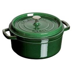 STAUB Round Cocotte - 5.5 Qt. / 5.2 L In Green
