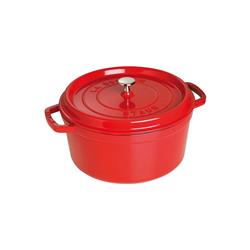 STAUB Cherry Round Cocotte - 7.0 Qt. / 6.7 L In Red