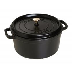 STAUB French Oven - Round - 5.9 L - In Black